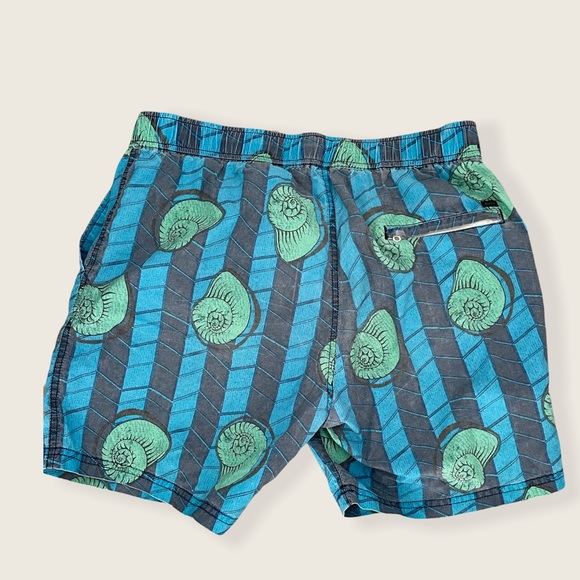 Scotch & Soda RARE Shell Print Swim Trunks Men's Large - Picture 3 of 7